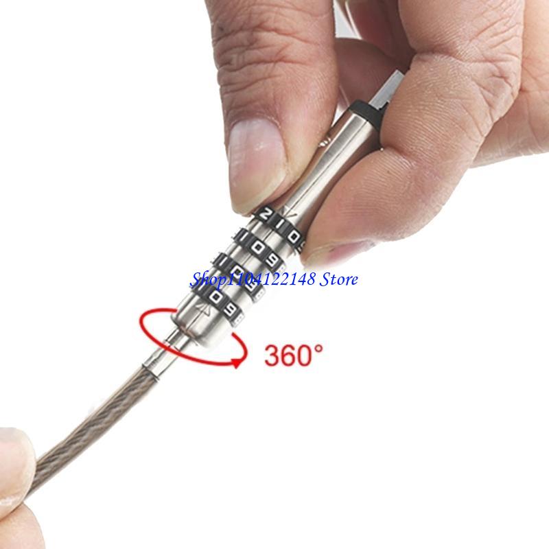 Laptop Lock Cable - P9FA Anahtarsız Ofis Koruyucu Evrensel Kablo