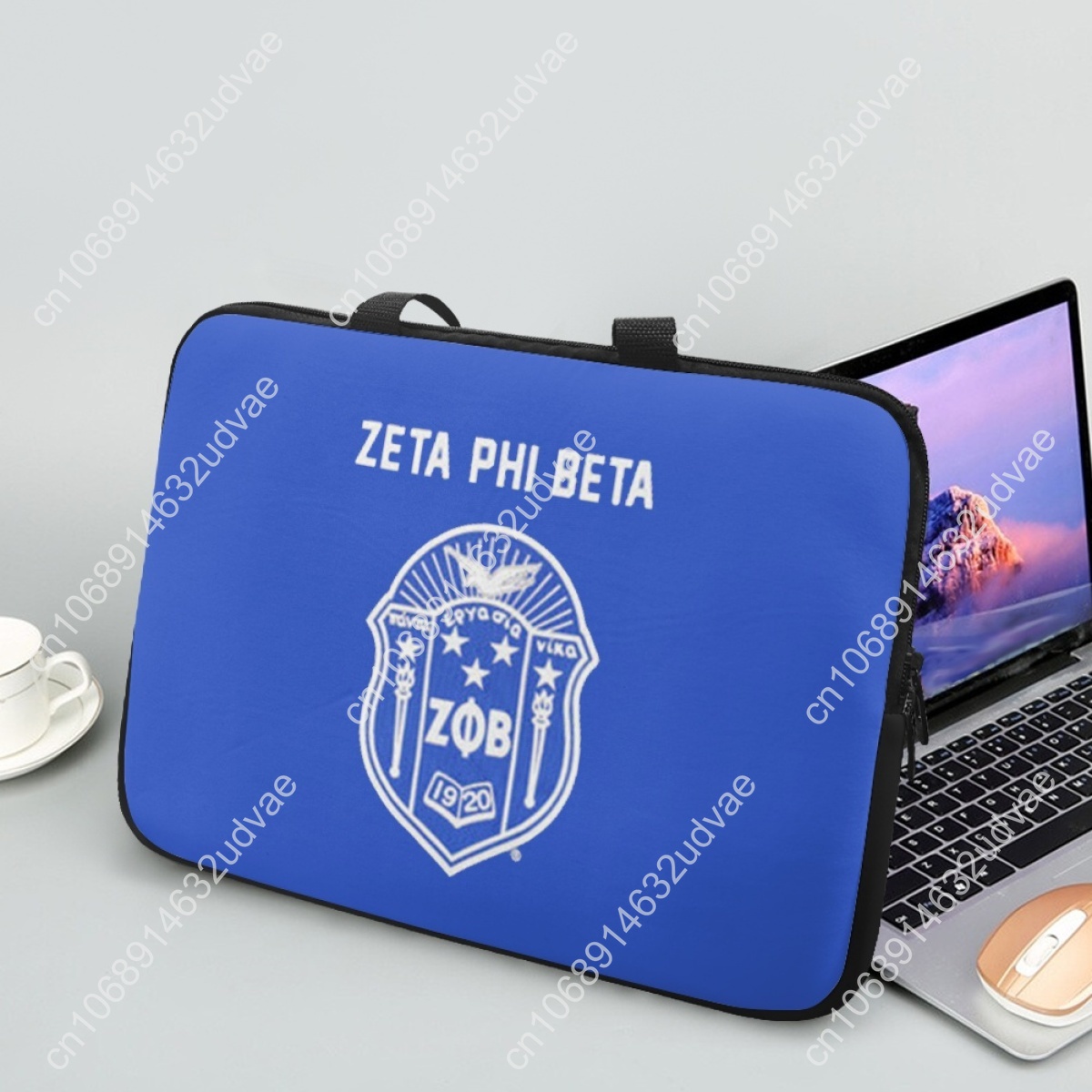 Laptop Accessories Bag - Zeta Phi Beta Sorority Baskı Hafif