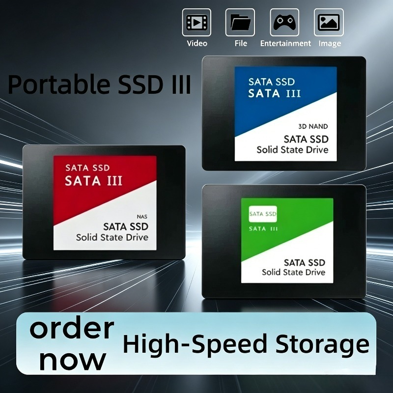 Laptop External Accessories - Dizüstü Bilgisayarlar İçin 500GB SSD Harici