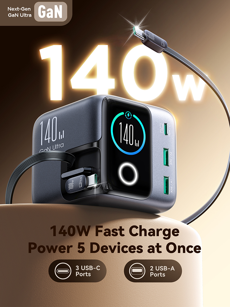 Joyroom 140W GaN Masaüstü Şarj - Laptop Lock Cable incelemesi ve fiyatı