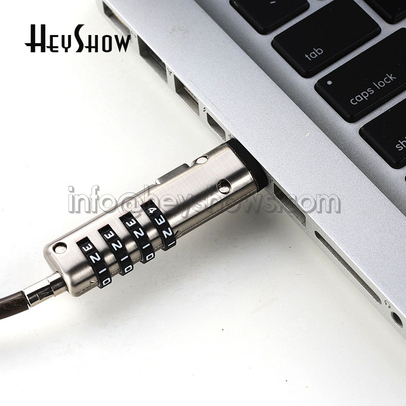 4 Haneli Şifreyle Korumalı USB - Laptop Lock Cable incelemesi ve fiyatı