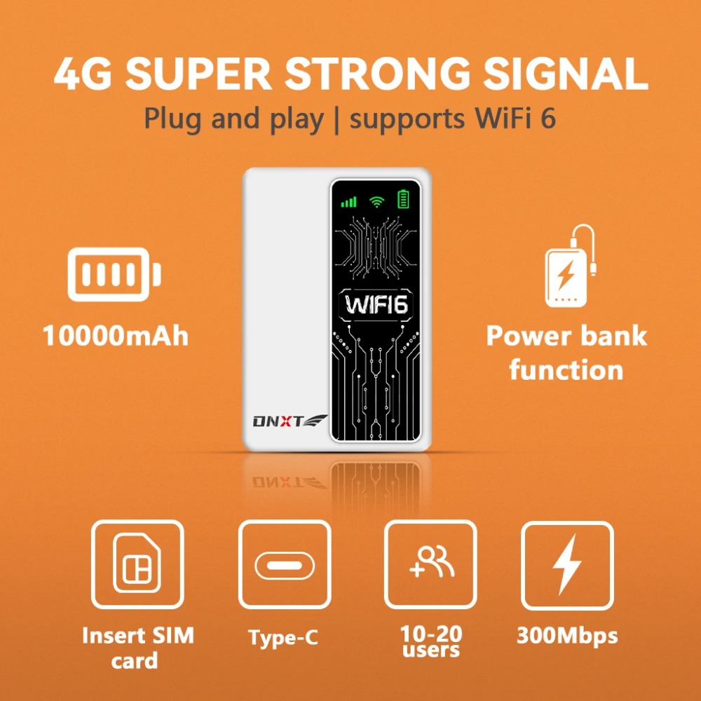M20 4G LTE WiFi6 Router 300Mbp - Laptop External Accessories incelemesi ve fiyatı